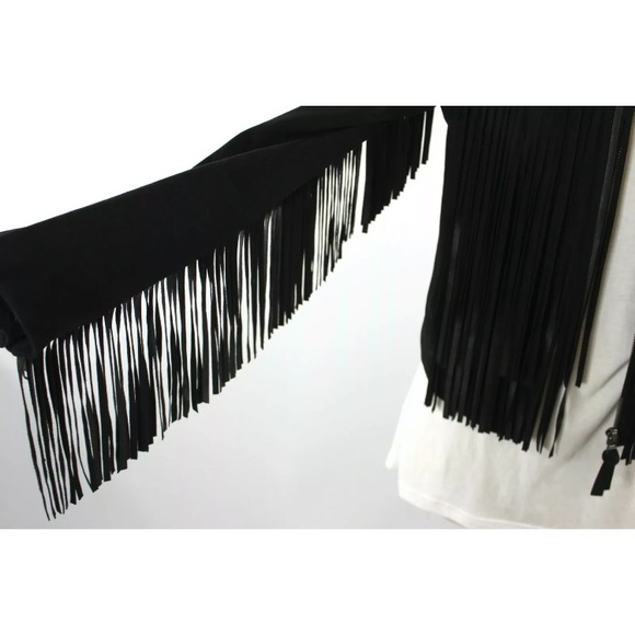 Mackage Denna Suede Fringe Jacket - Picture 7 of 8